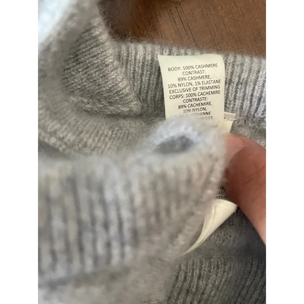 Alo Yoga Cashmere Plush Waffle V-Neck Bra W9654R Size S Gray Bralette Brami